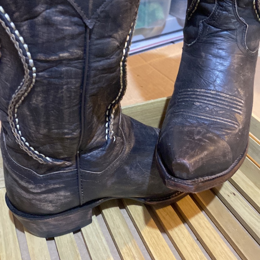 Dan Post - Distressed All Leather Boots 8 1/2D